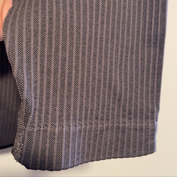 Athleta Black & Gray two tone colorblock textured leggings Womens Size Medium - Picture 8 of 8